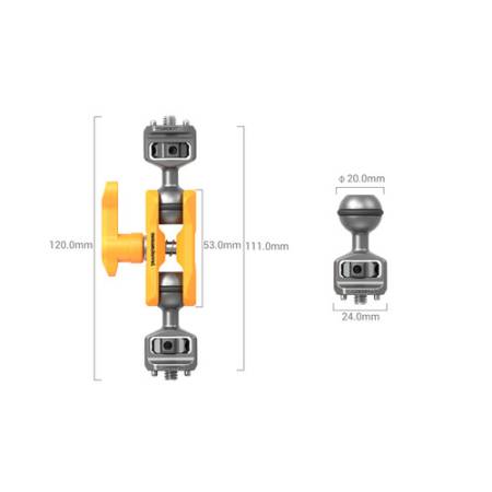 SmallRig 5522 Bumblebee Edition - przegubowe ramię Magic Arm, wymiary
